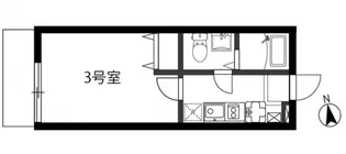 モダンアパートメント日吉view【1階】の間取り
