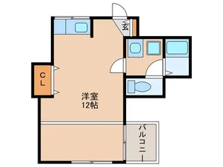 ロイヤルシティ中洲プレミアム【10階】の間取り