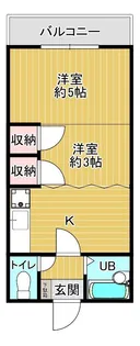 ベルデ・イン牧【3階】の間取り