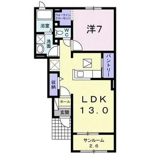 埼玉県羽生市南羽生4【アパート】の間取り