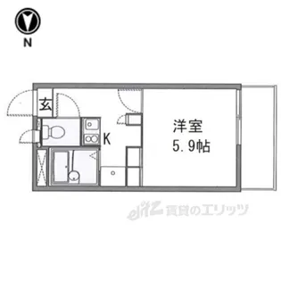 レオパレスソレイユ2【3階】の間取り