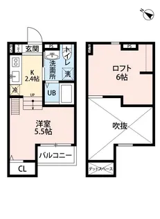 アクア東山(アクアヒガシヤマ)【1階】の間取り