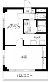 ガーデンヒルズ市ヶ谷【5階】の間取り