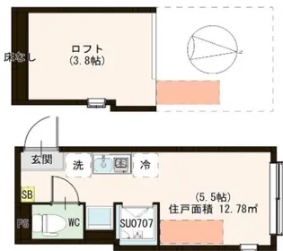 KUBO(クボ)小岩 (仮称南小岩六丁目(11)A)【1階】の間取り