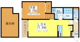 アスフォート【1階】の間取り