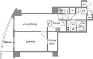 オーパスホームズ白山【4階】の間取り
