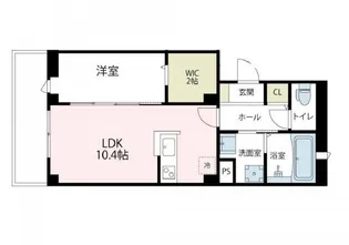 神奈川県川崎市中原区上丸子八幡町【マンション】の間取り