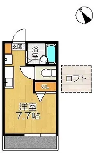 風雅2号館【2階】の間取り