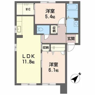 K-HAUS I棟【1階】の間取り