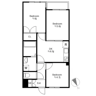 ドリーム上落合【2階】の間取り