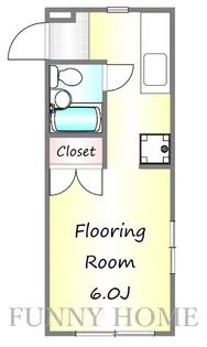 プルミエ駒沢B【1階】の間取り