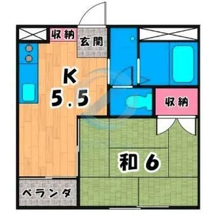 東京都江戸川区船堀3【マンション】の間取り