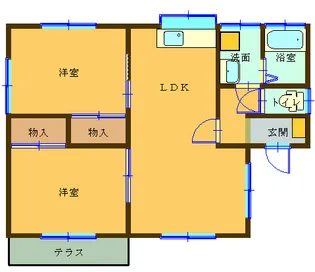 群馬県佐波郡玉村町大字上新田【一戸建】の間取り