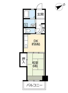 UR今津浜パークタウン【4階】の間取り