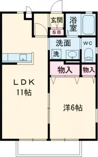 イル・リーヴル【2階】の間取り