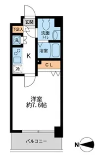 東京都墨田区江東橋2【マンション】の間取り