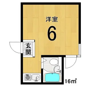 アメニティー京都1番館【1階】の間取り