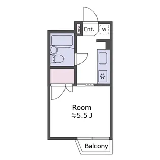 緑が丘ハイツ【3階】の間取り