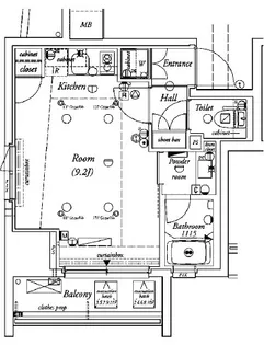 リアルテ亀戸【9階】の間取り