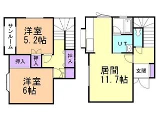 SAINT・GERMAN【1階】の間取り