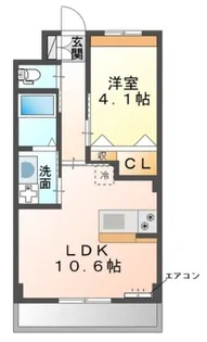 インペリアル・M【2階】の間取り