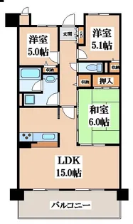 フレアはい21【3階】の間取り