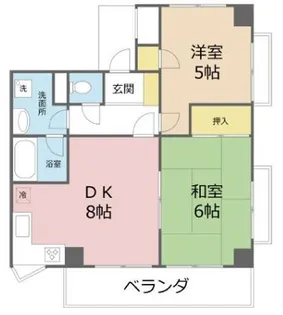 埼玉県さいたま市浦和区上木崎3【マンション】の間取り