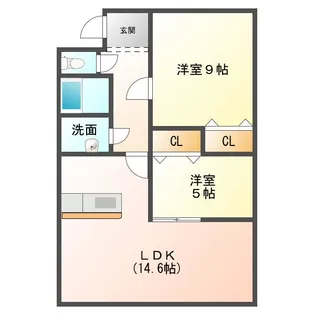 センターポイント【3階】の間取り