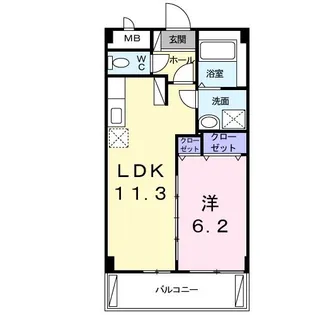 EXCELLENT YURI【3階】の間取り