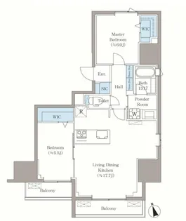 VISTA西早稲田【2階】の間取り