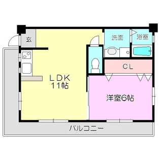 コーポ細谷【2階】の間取り