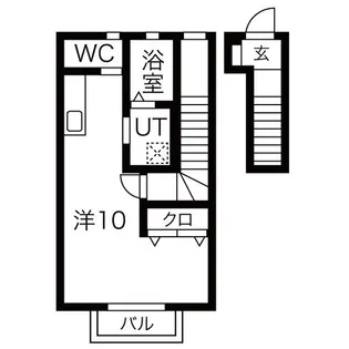 ぽらん【2階】の間取り