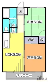 東京都東村山市諏訪町3【マンション】の間取り