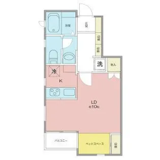 ルーエ紫竹山 (旧TIME BOX)【1階】の間取り