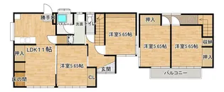 宮城県多賀城市笠神3【一戸建】の間取り