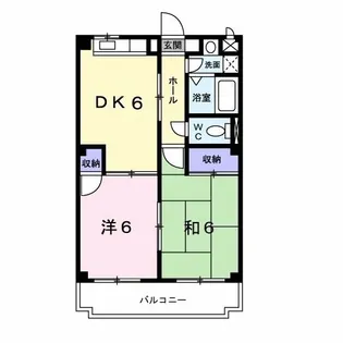 カプリコンof盾津【1階】の間取り