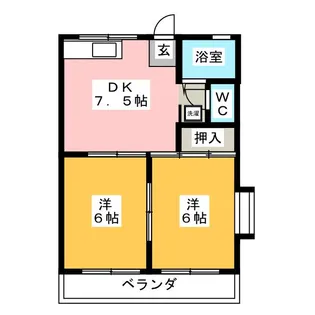 パストラル・ユー【1階】の間取り