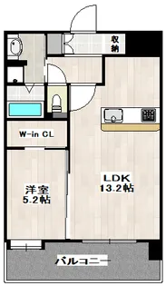 グランフィーネ新町【6階】の間取り
