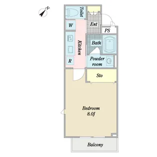 シャローム【2階】の間取り
