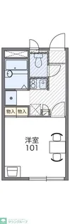 レオパレスカナサラ【2階】の間取り