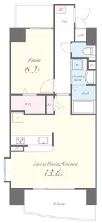 オルテハウス【10階】の間取り