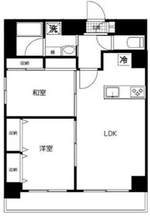スカール千葉みなと【10階】の間取り