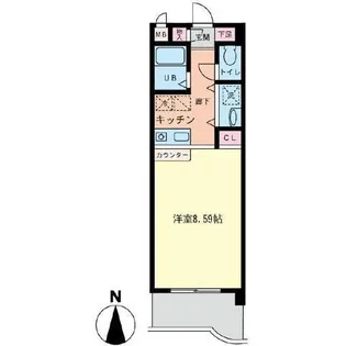 メゾン・ド・ロシュ【3階】の間取り