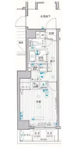 パークウエル浜松町【6階】の間取り