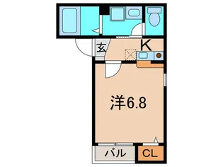 ネオメゾン山九【2階】の間取り