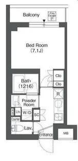ORSUS戸越銀座【3階】の間取り