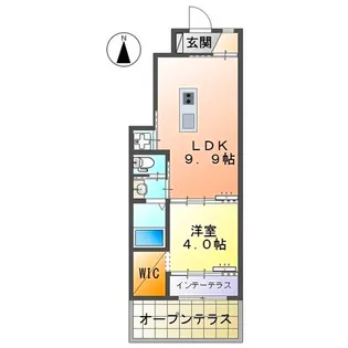 徳島県板野郡北島町鯛浜字川久保【アパート】の間取り