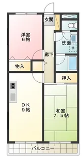 ルミエール・テルメ【3階】の間取り