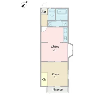 ビアネーズ スガ【1階】の間取り