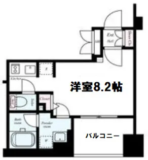 エスライズ西本町【3階】の間取り